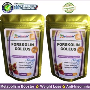 2Pack OF FORSKOLIN WEIGHT LOSS PILLS-FAT BURNER, METABOLISM BOOSTER-120*500mg