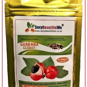 Guarana Extract-Antioxidants,Anti-stress-900mg (22mg Caffeine) * 60 Capsules