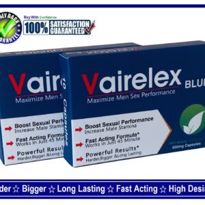 2BOX OF ” VAIRELEX ” SEX CAPSULES/PILLS FOR MEN-STRONGER,HARDER,THICKER & LONG LASTING