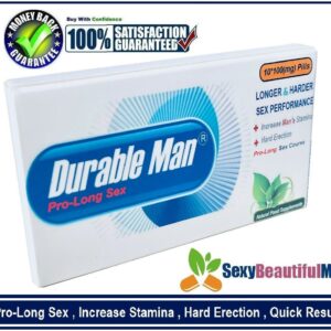 DurableMan Sex CAPS/ PILLS/TABS For Men-Very Long Lasting & Harder,Bigger-10PILL