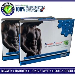 2Box Of ”RANKED STALLION”  SEX CAPS/PILLS FOR MEN-STRONGER,HARDER & LONG LASTING