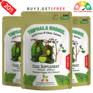 ”Triphala+Guggul” Extract Capsule 6000mg-Weight Loss & Cholesterol Health