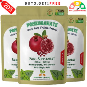 Pomegranate Seed Extract Capsule-6000mg 90% Ellagic Acid-Reduce Oxidative Stress