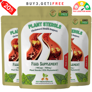 Plant Sterols Capsules 700mg (95% Phytosterol)-Lower Cholesterol & Heart Support