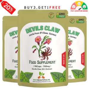 Devils Claw Capsules 14000mg Natural Strong Effective Best Extract-Exp. D: 03/25
