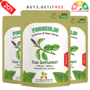 Forskolin Root 6000mg Capsules-10:1 Extract, Weight Loss & Fat Burner-Vegan Caps