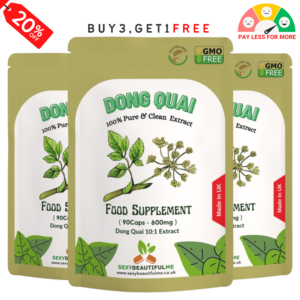 Dong Quai Extract 600mg Capsules 10:1 equivalent to 6000mg / Vegetarian Capsules