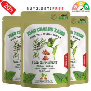 ”Xiao Chai Hu Tang” Capsules 6000mg -LIVER SUPPORT & ENERGY BOOSTER-Vegan Caps